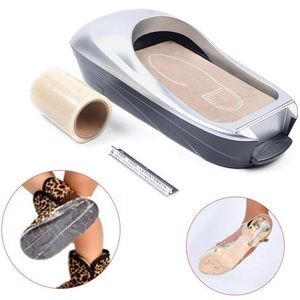 Indoors Shoe Cover Dispenser (w/ 1 Roll non slip Shoe Film)